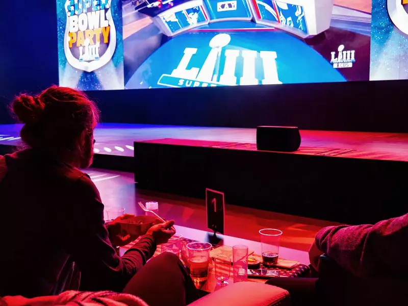 Die grösste Super Bowl Party in der Samsung Hall in Zürich 2019