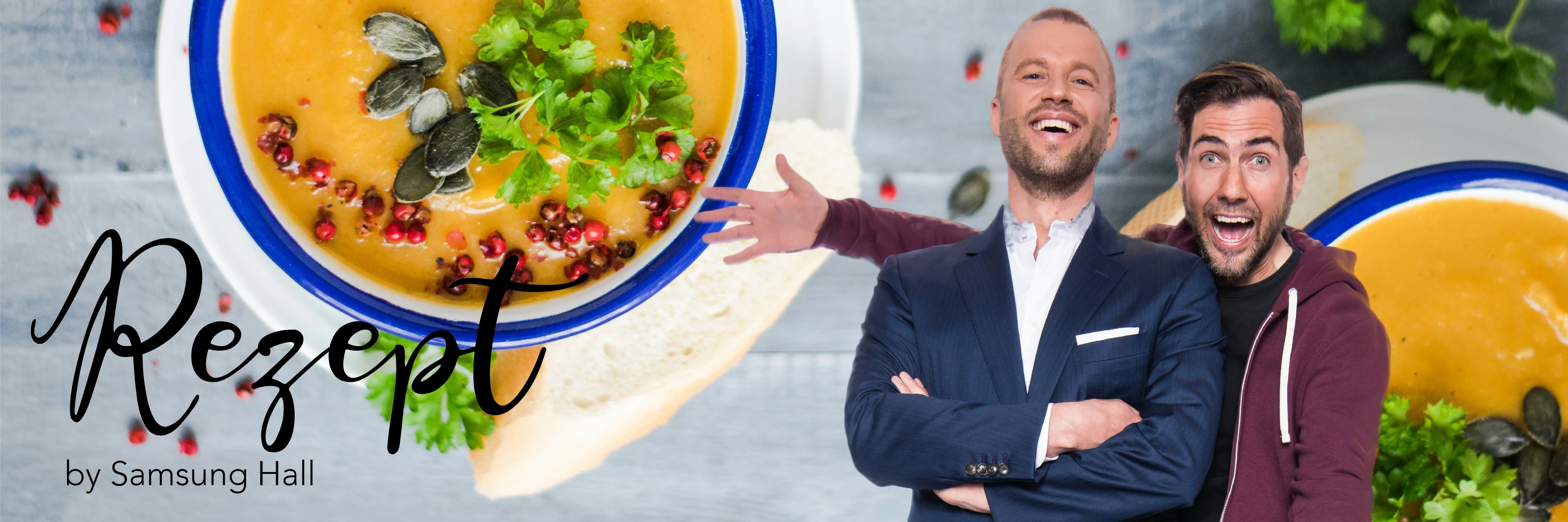 Rezept Kürbissuppe für Divertimento in der Samsung Hall