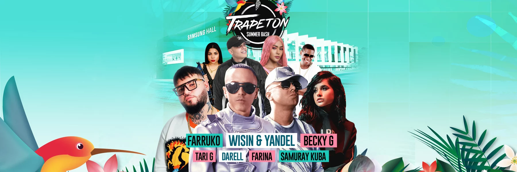 Trapeton Summer Bash am 4.7.19 in der Samsung Hall