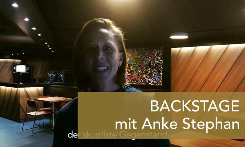 Backstage mit Anke Stephan, Geschäftsleiterin Samsung Hall