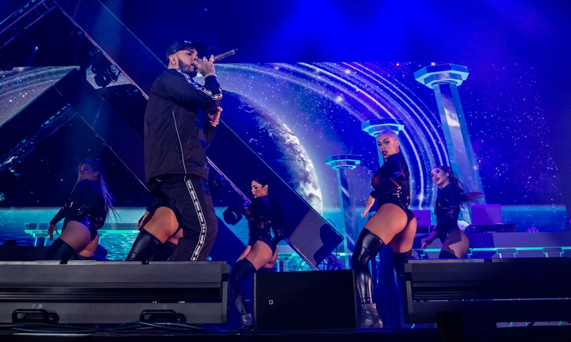 Anuel AA beim THE HALL Konzert am 27. September 2019 in Zürich